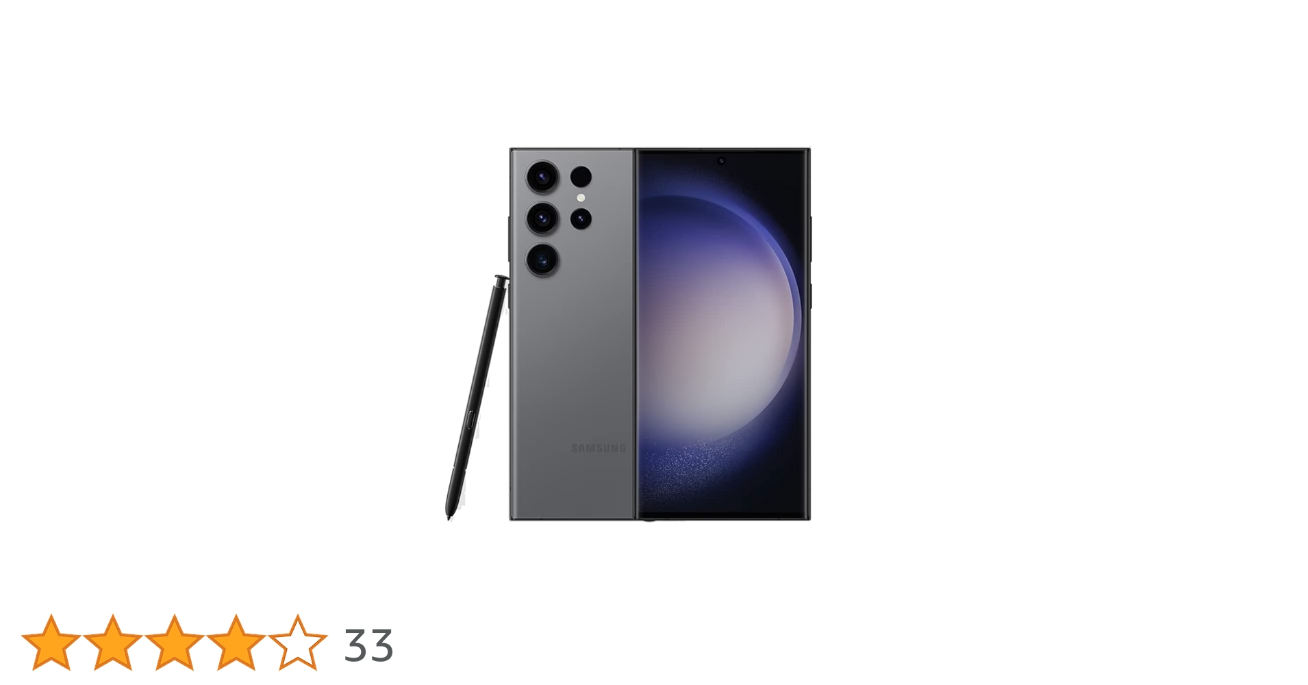 Samsung Galaxy S23 Ultra グラファイト Samsung Galaxy S23 Ultra (5G) 512GB Single SIM Unlocked